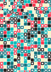 Abstract Geometric Pattern generative computational art illustration