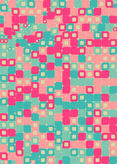 Abstract Geometric Pattern generative computational art illustration