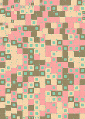 Abstract Geometric Pattern generative computational art illustration