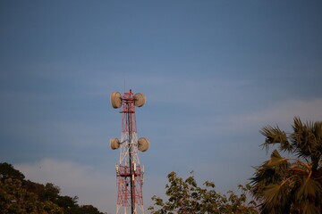 Obraz premium mobile phone tower