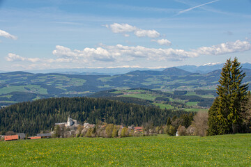 Fototapeta na wymiar View of St. Kathrein am Offenegg, Austria