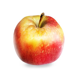 Color apple on white background