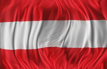 Abstract Austria Flag 3D Render (3D Artwork)