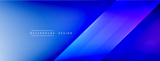 Dynamic lines abstract background. 3D shadow effects and fluid gradients. Modern overlapping forms