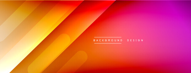 Dynamic lines abstract background. 3D shadow effects and fluid gradients. Modern overlapping forms