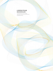 Abstract background design Free line pattern for presenting web advertisements