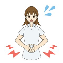 腹痛　女性