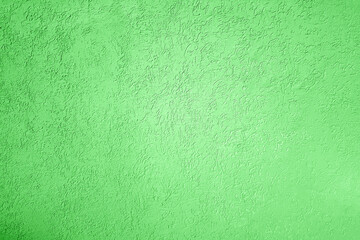 Plastered wall texture, green tone colored background