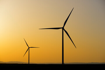 Wind turbines for electric production