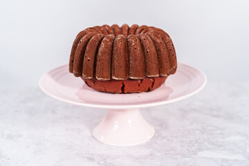 Red velvet bundt cake