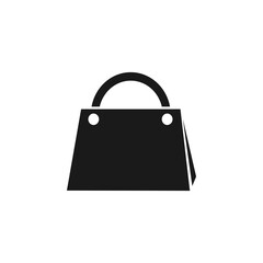 shop bag icon sign black