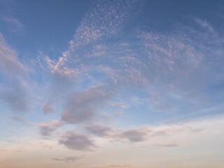 blue sky with  beautiful clouds