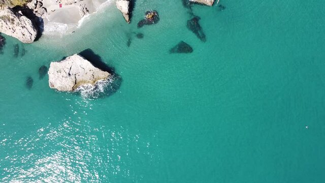 Carabeillo Beach In Nerja, Malaga, Andalusia