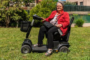 electric car for people with reduced mobility