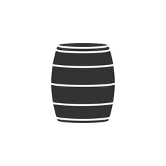 Barrel icon isolated on white background. Barrel symbol modern, simple, vector, icon for website design, mobile app, ui. Vector Illustration