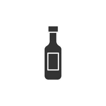 Bottle icon isolated on white background. Beverage symbol modern, simple, vector, icon for website design, mobile app, ui. Vector Illustration