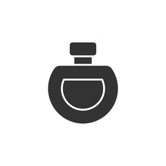 Whiskey bottle icon isolated on white background. Alcohol drink symbol modern, simple, vector, icon for website design, mobile app, ui. Vector Illustration