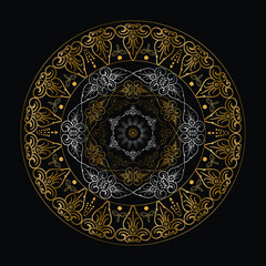 ilustration graphic vector of ornamental florist frame patterns