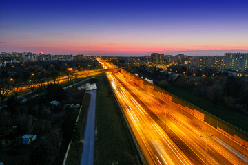 Droga S8, Warszawa, Polska © terendrona