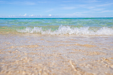 Beautiful waves In the beautiful sea