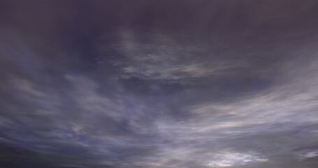 abstract dark gray sky and dark clouds shining starry surface aerial texture fog gray on sky.