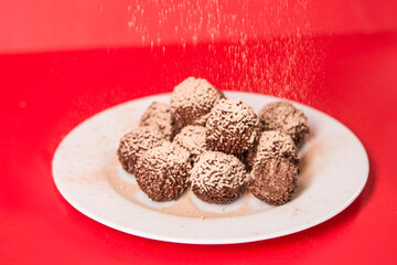 The chocolate truffle is a sweet with an appearance and taste similar to the bonbon