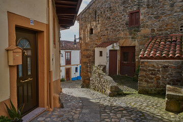 Lastres, (Llastres). Picturesque town belonging to the council of Colunga in Asturias (Asturies). Beautiful town with a great seafaring tradition.