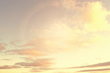 Obraz premium sunrise sky watercolor gradient colors, beautiful abstract nature wallpaper