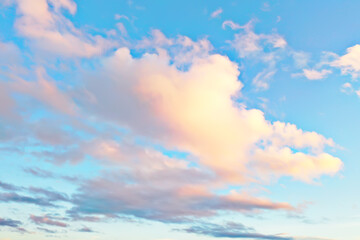 blue sky clouds background abstract skyline landscape nature paradise air