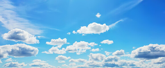 blue sky clouds abstract background, white nature top