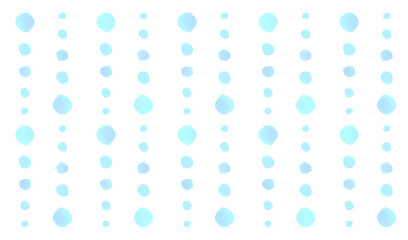 水彩で描いたドット柄ストライプ