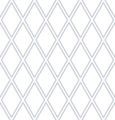 Seamless geometric diamonds grid pattern. Vector art.