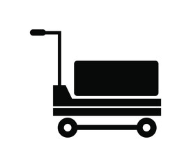 Cargo trolley icon