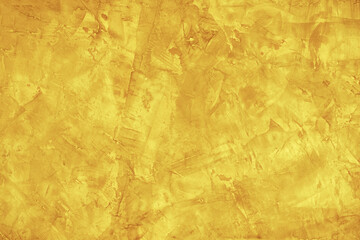 vintage golden cement background with gradient abstract texture. 