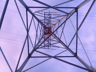 High voltage wire line.