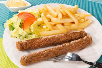 fricadelle assiette 