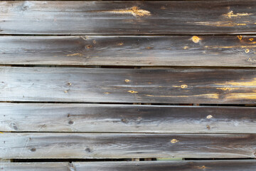 Detailed texture. Old gray shabby wood planks background