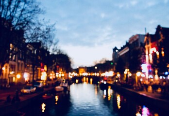 Fototapeta premium Focus not focused Amsterdam