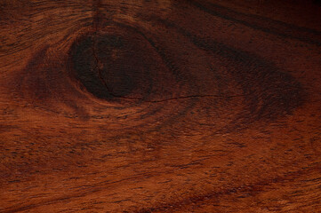 Abstract background of dark brown wooden surface. Closeup topview for artworks.