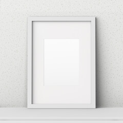 picture frame mockup on wall interior design