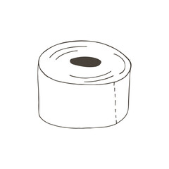 Vector icon in hand draw style. Image isolated on white background