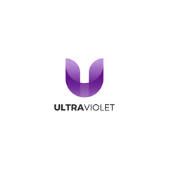 letter U beautiful logo design