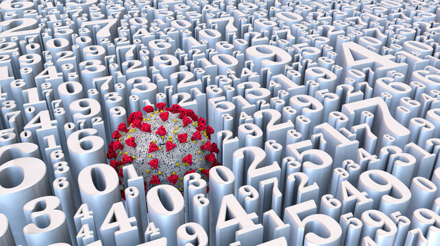 Steigende Zahlen der Corona Neuinfektionen in Deutschland. Wie von Virologen angek&uuml;ndigt, steht Deutschland am Beginn einer dritten Welle der Coronavirus Pandemie.