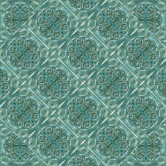 Wooden Vintage Ornament Motif Seamless Pattern