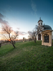 Fototapeta premium small chapel in Pecs, Hungary