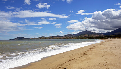 Am Strand von Argèles sur mer