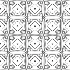 Geometric vector pattern with Black and white colors. abstract ornament for wallpapers and backgrounds.