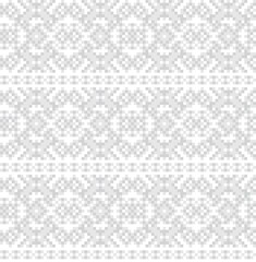 Black and White Christmas Fair Isle Seamless Pattern Background