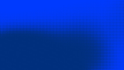 Dots halftone blue color pattern gradient texture with technology digital background. Dots pop art comics style with summer concept design.