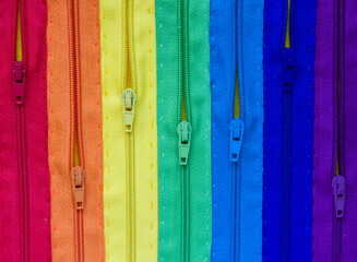 rainbow colorful background zippers